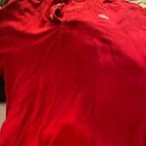 Red original Lacoste shirt . Hard to find color. Well kept